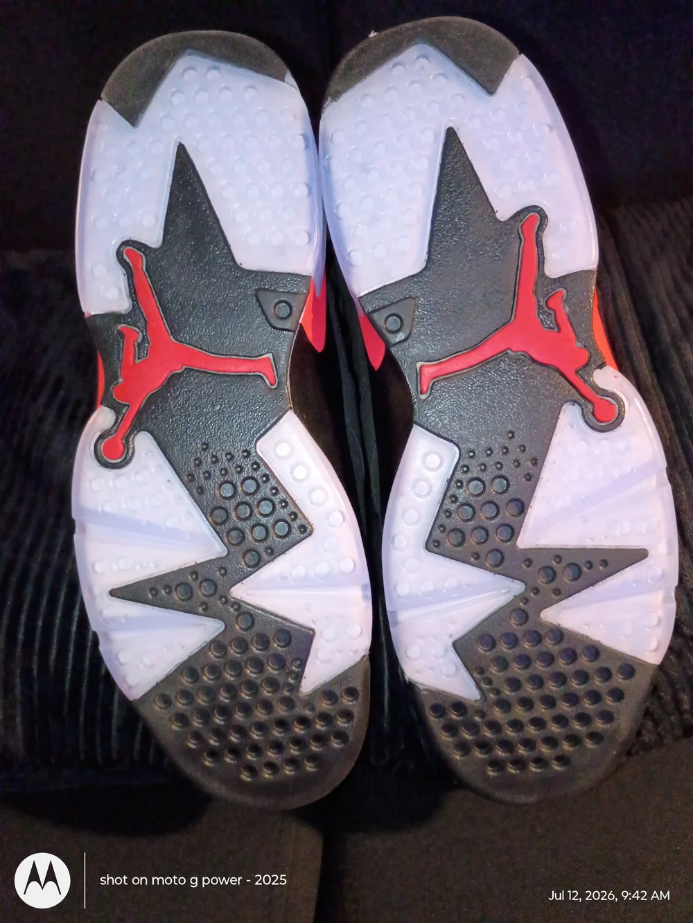 Nike Air Jordan 6s Black and Red High-Top Sneakers